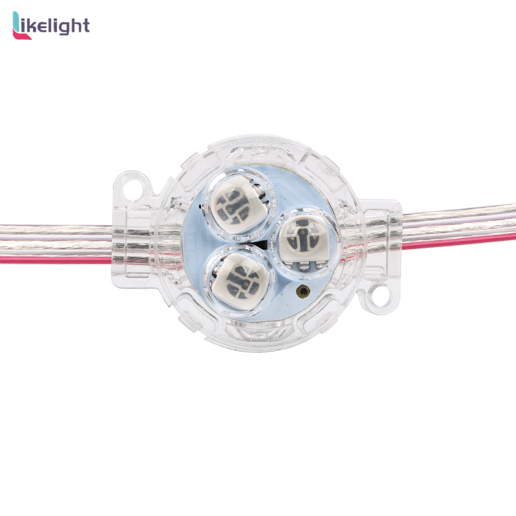 DC12V Waterproof Smart Pixel RGB 30MM UCS1903 SMD 5050 Led Point Lights Permanent Christmas Lights